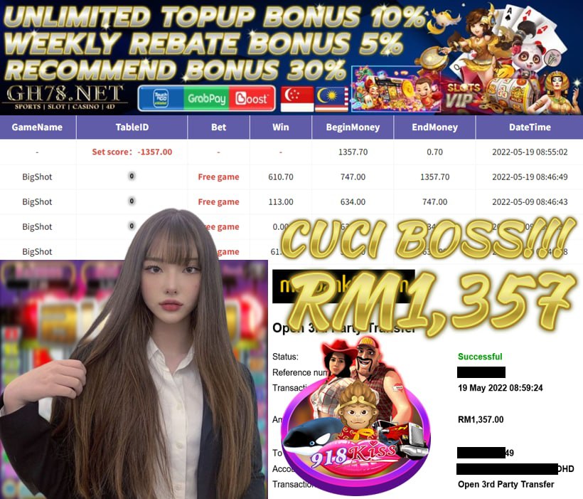 918 KISS '' BIGSHOT '' CUCI RM 1,357 ♥