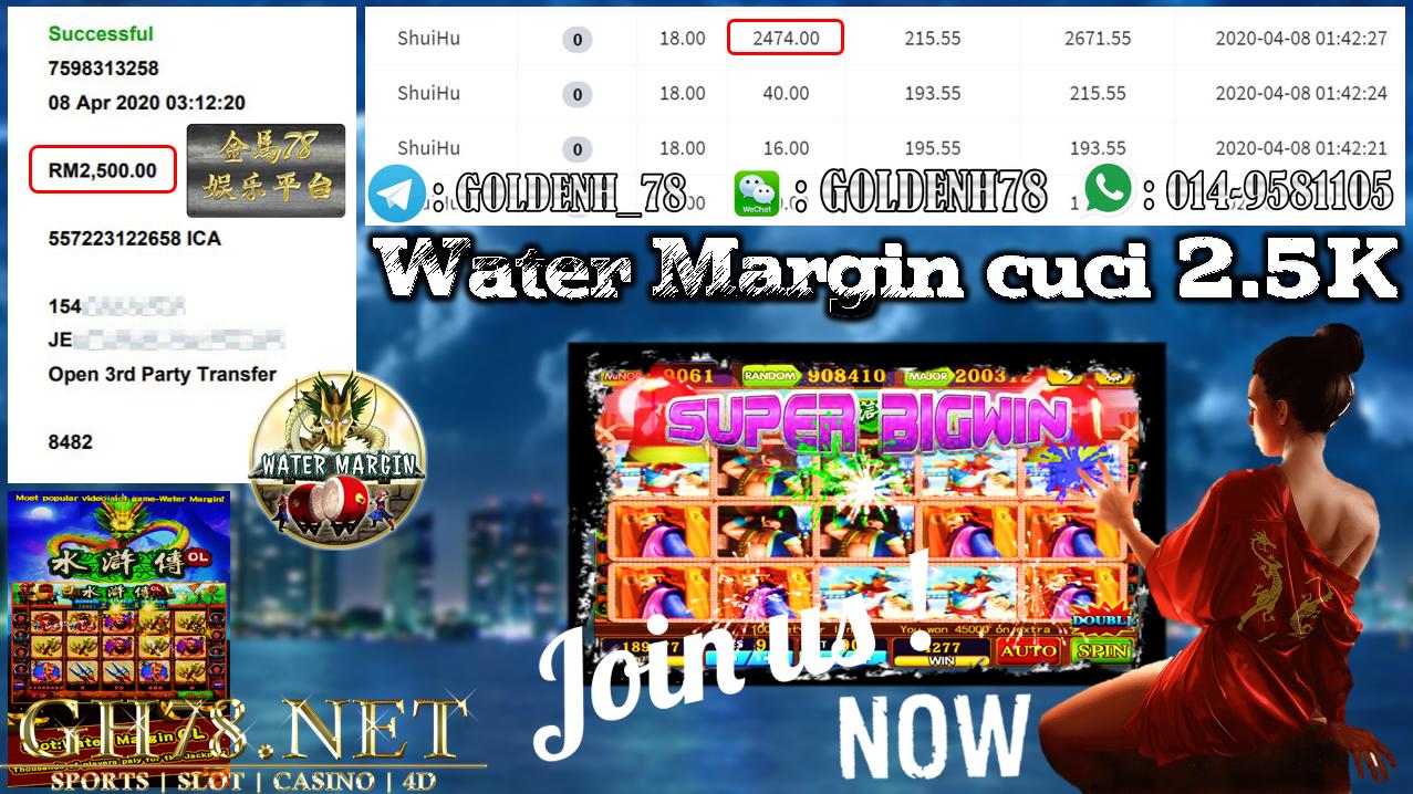 MEMBER MAIN 918KISS GAME WATER MARGIN MINTA OUT RM2500!!!!