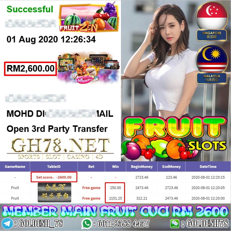918KISS MEMBER MAIN FRUIT KENA FREE GAME CUCI RM 2600