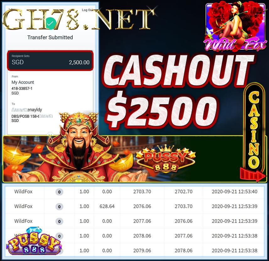 MEMBER PLAY PUSSY888 CASHOUT $1600