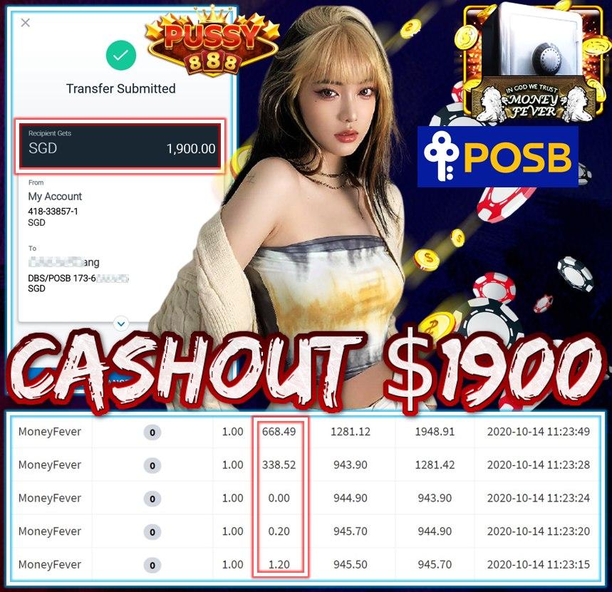 MEMBER PLAY PUSSY888 CASHOUT $1900