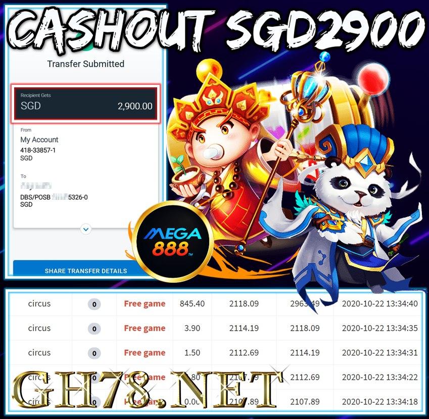 MEMBER PLAY PUSSY888 CASHOUT SGD2900