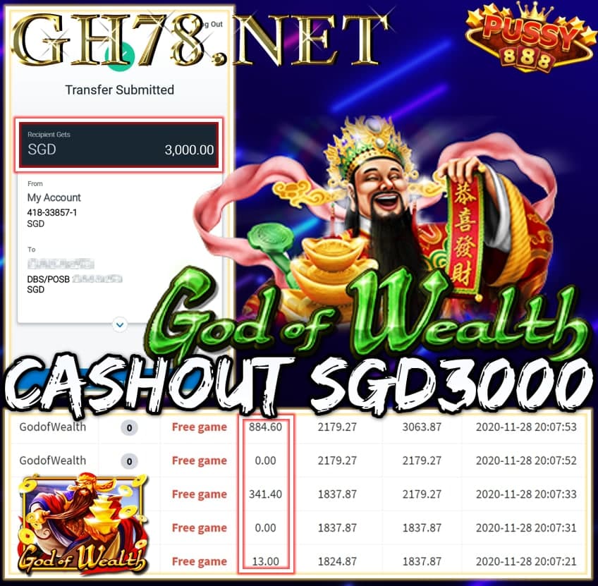 MEMBER PLAY PUSSY888 CASHOUT $3000 !!!