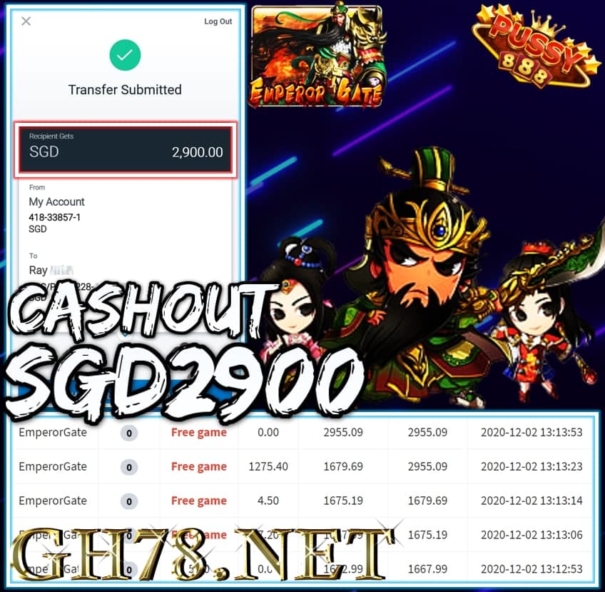 MEMBER PLAY PUSSY888 CASHOUT $2900 !!
