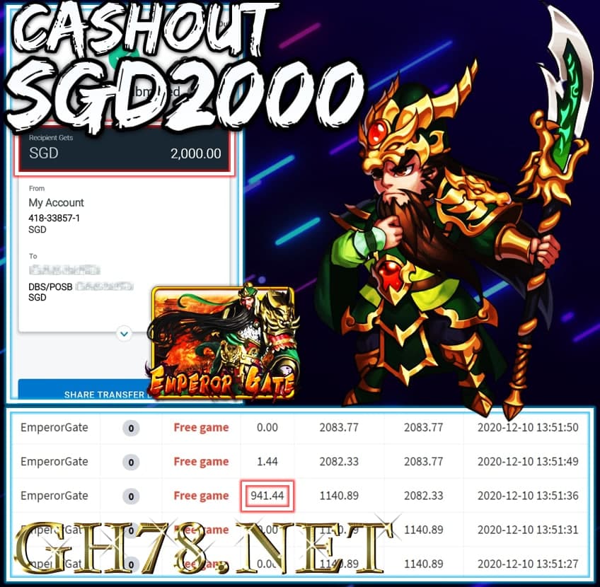 MEMBER PLAY PUSSY888 CASHOUT SGD2000 !!!