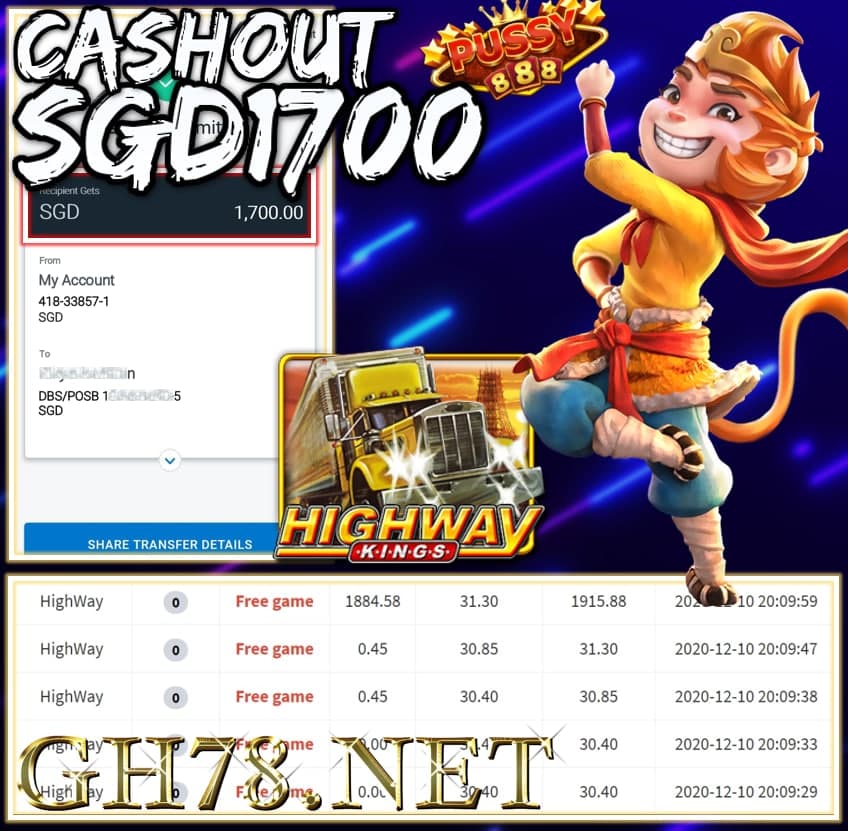 MEMBER PLAY PUSSY888 CASHOUT $1700 !!