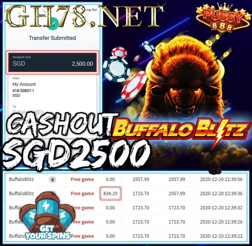 MEMBER PLAY PUSSY888 CASHOUT 2500 !!!
