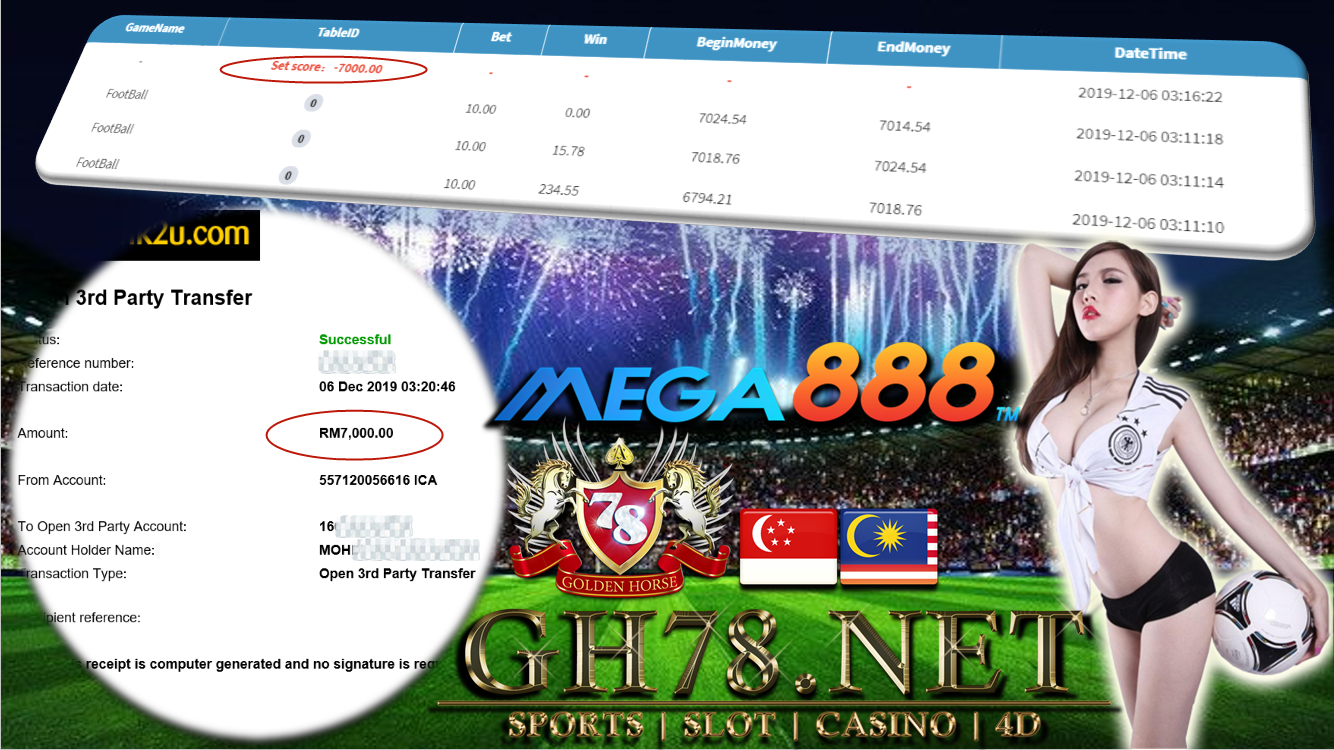 MEGA888 FOOTBALL CUCI RM7000 !!!!
