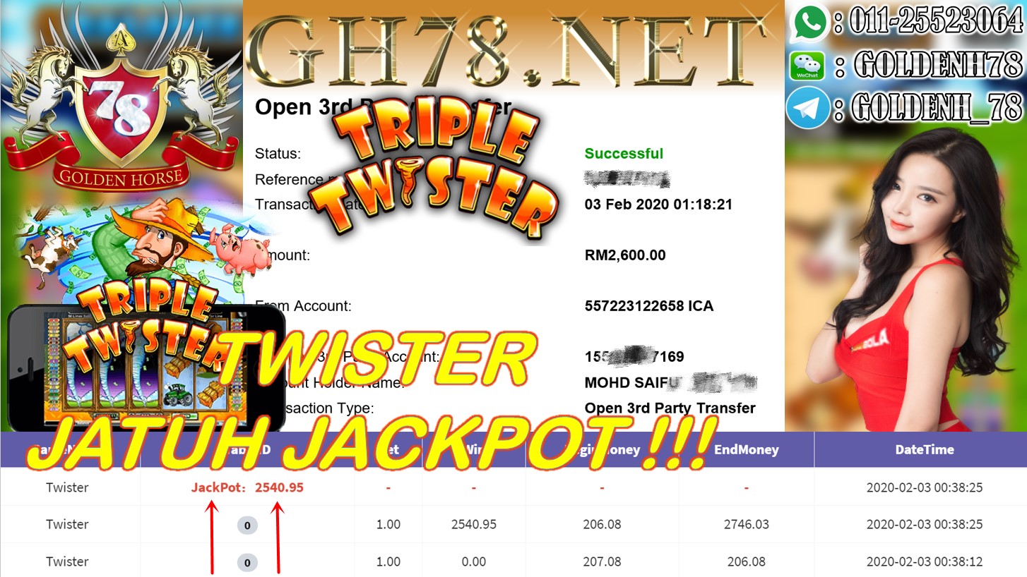 2020 NEW YEAR !!! MEMBER MAIN 918KISS, TWISTER ,WITHDRAW RM2600 !!!	