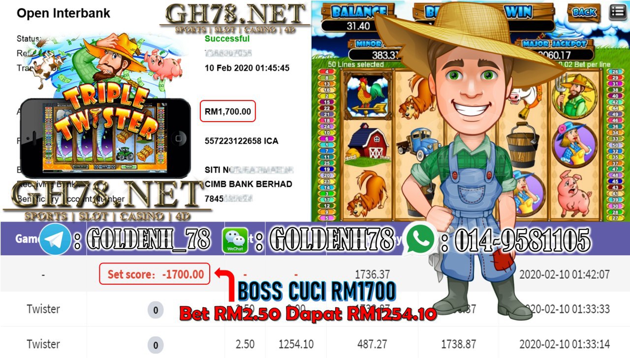 2020 NEW YEAR !!! MEMBER MAIN 918KISS, TWISTER, WITHDRAW RM1700